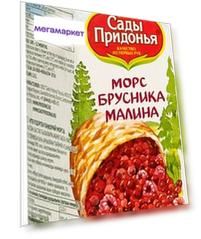 Морс Сады Придонья, брусника,малина, 1 л