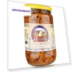 Грибы лисички Царь Берендей маринованные консервированные 350 г