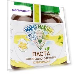 Паста шоколадно-ореховая Mama Nature с арахисом 250 г