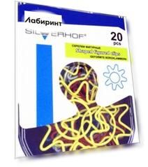 Скрепки фигурные "Солнце" 20 штук (493005)