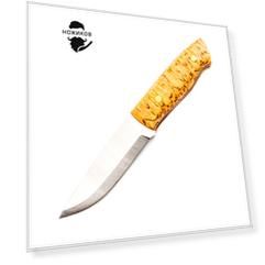 Нож Enzo Trapper 95 Birch O1 stainless scandi grind blade