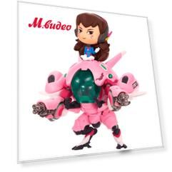 Blizzard Cute But Deadly Overwatch Figure D.Va and Meka