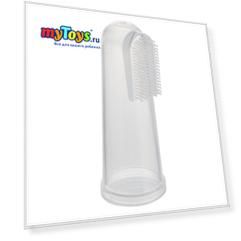 Силиконовая жевательная зубная щетка на палец CS Medica Kids CS-502