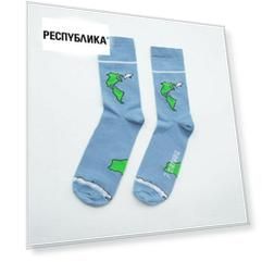 Носки 7 пятниц Земля, 35-40, голубые