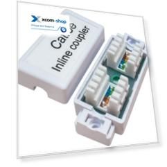 Адаптер проходной SUPRLAN 10-0314 Dual IDC, категория 5e, 4 пары