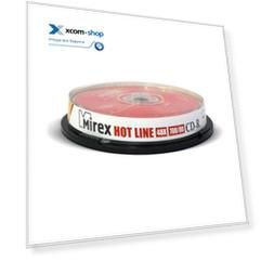Диск CD-R Mirex 201595 700 Mb, 48х, HotLine, Cake Box, 10шт