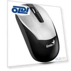 Мышь беспроводная Genius ECO-8015 серебристый (Silver), 2.4GHz, BlueEye 800-1600 dpi, аккумулятор NiMH new package