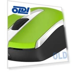 Мышь беспроводная Genius ECO-8100 зеленая (Green), 2.4GHz, BlueEye 800-1600 dpi, аккумулятор NiMH new package