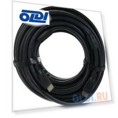 Кабель HDMI 40м VCOM Telecom TCG2020-40M круглый черный