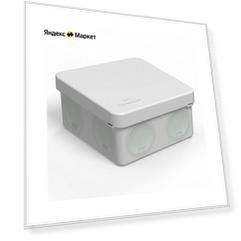 Распределительная коробка наружный монтаж 80x80 мм