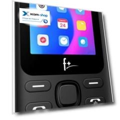 Мобильный телефон F+ F257 Black 2SIM, 2.4'' 240х320, 32/32MB, up to 16GB flash, 0.08Mpix, BT, Micro-USB, 1000mAh