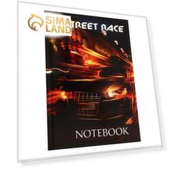 Блокнот А6, 40 листов в клетку Street Race, твёрдая обложка, блок офсет