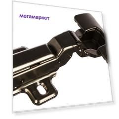 JET Петля Clip-On D35мм с доводчиком для полунакл. дверей с м.планкой HR350B.110Nl99