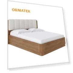 Мягкая Кровать Орматек Wood Home 2 с подъемным механизмом (Ткань: Велюр Антик (сосна) с брашированием/Лофти Лён) 180x200