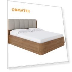 Мягкая Кровать Орматек Wood Home 2 с подъемным механизмом (Ткань: Микрофибра Антик (сосна) с брашированием/Diva Нюд) 80x190
