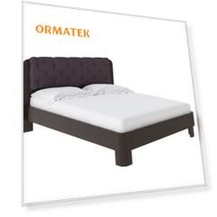 Мягкая Кровать Орматек Wood Home 1 (Ткань: Микрофибра Венге (сосна) с брашированием/Diva Вяленая слива) 180x190