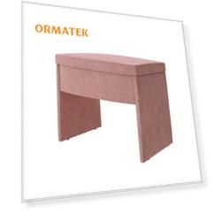 Пуфик Орматек Пуф Vittoria (Ткань: Рогожка Levis 62 Розовый) 57x39