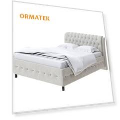 Мягкая Кровать Орматек Como (Veda) 4 (Ткань: Рогожка Levis 12 Лён) 180x190
