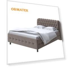 Мягкая Кровать Орматек Como (Veda) 4 (Ткань: Велюр Forest 16 Коричневый) 180x190