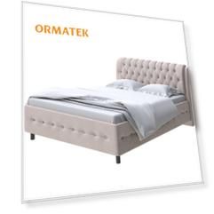 Мягкая Кровать Орматек Como (Veda) 4 (Ткань: Микрофибра Diva Нюд со стразами) 90x190