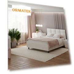 Мягкая Кровать Орматек Como (Veda) 8 (Ткань: Велюр Лофти Лён) 200x190