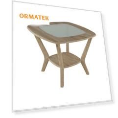 Орматек Стол журнальный Мельбурн (МДФ Дуб Сонома) 65x65