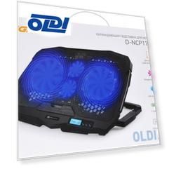 Подставка для ноутбука Digma D-NCP170-4 17"390x280x28мм 2xUSB 4x 70/125ммFAN 750г черный