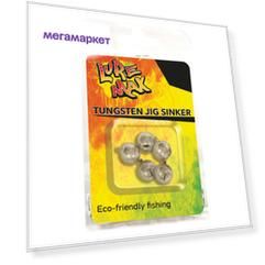 Груз LureMax Разборная чебурашка вольфр. LWN-006 Nat. 0,6 г. (7 шт)