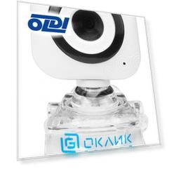 Камера Web Оклик OK-C8812 белый 0.3Mpix (640x480) USB2.0 с микрофоном