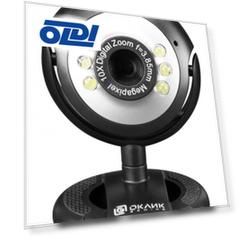 Камера Web Оклик OK-C8825 черный 0.3Mpix (640x480) USB2.0 с микрофоном