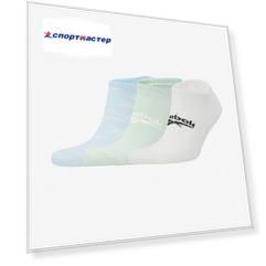 Носки Reebok Classics Invisible, 3 пары, Белый