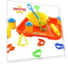 Игровой набор Полесье Посуда для выпечки N1 с подносом (40749)