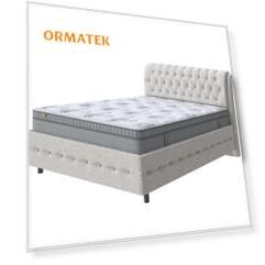 Мягкая Кровать Орматек Como (Veda) 4 Grand (Ткань: Рогожка Levis 12 Лён) 180x190