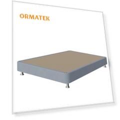 Мягкая Кровать BoxSpring Home (Ткань: Микрофибра Diva Светло-серый) 140x200