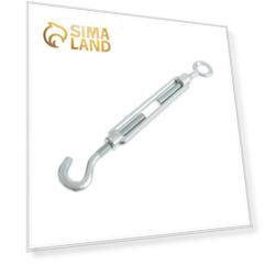 Талреп крюк-кольцо ТУНДРА krep, DIN1480, М6, оцинкованный 1 шт