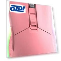 Мышь игровая беспроводная Dareu EM901 Pink (розовый), DPI 600-10000, подсветка RGB, подключение: проводное+2.4GHz, размер 125x67x39мм
