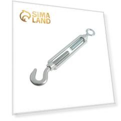 Талреп крюк-кольцо ТУНДРА krep, DIN1480, М10, оцинкованный, 1 шт
