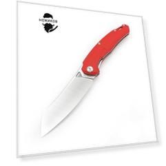 Складной нож Fat Dragon 10, сталь D2, рукоять G10, красный