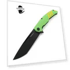 Складной нож Fat Dragon 5, сталь D2, рукоять G10, зеленый