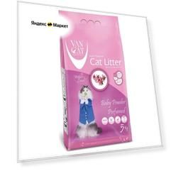 Комкующийся наполнитель Van Cat Baby Powder, 5л, 1 шт.