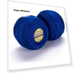 Пряжа YarnArt Canarias, 100 % хлопок, 20 г, 203 м, 10 шт., 4915 синий