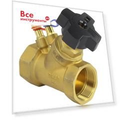 Латунный муфтовый балансировочный клапан DN.ru КБЛР-040-16 D080-00509