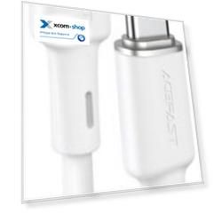 Кабель ACEFAST C2-03 USB Type-C/USB Type-C, 1.2м, для подзарядки/передачи данных, белый