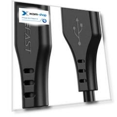 Кабель ACEFAST C3-02 USB Type-A/Lightning, 1.2м, для подзарядки/передачи данных, чёрный