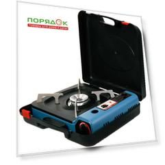 Плита газовая портативная 1 конфорка, для цанговых баллонов, пьезо, T2022-7089