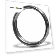 VMC, Заводное кольцо SR, №4, 101lb, черный никель, 8шт.