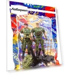 Набор игровой военный с 2 солдатиками и собакой