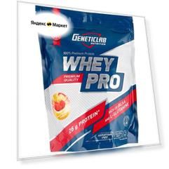 Протеин Geneticlab Nutrition Whey Pro, 1000 гр., банан-земляника