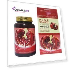 ампульная сыворотка для лица с экстрактом граната farmstay pomegranate all-in one ampoule