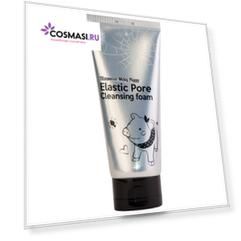 черная пенка(маска) для умывания elizavecca milky piggy elastic pore cleansing foam